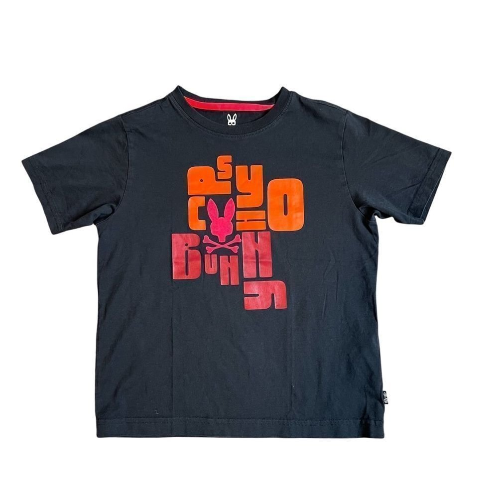 Psycho Bunny Kids  T-shirt Size M 10/12 %100 Cotton Short Sleeve
